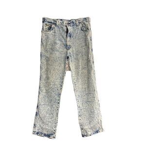 BRISTOL‎ BLUES Men’s Vintage Retro Acid WashedJeans Size 36/30 Bodacious Radical